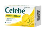 CETEBE ® Vitamin C 500 mg s postupným uvolňováním 60 kapslí