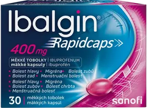 IBALGIN Rapidcaps 400 mg 30 měkkých tobolek