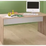 Psací stůl Cariba, dub san remo/bílý