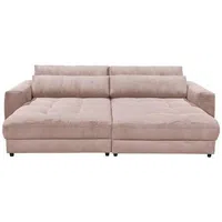 MID.YOU POHOVKA BIG SOFA, textil, kompozitní dřevo, světle růžová