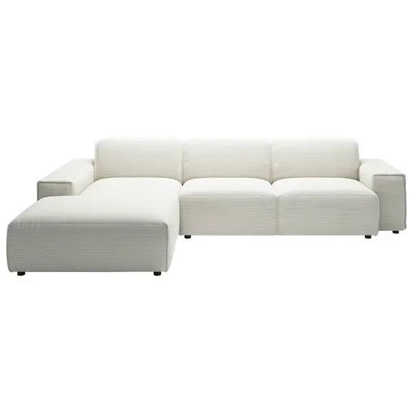 Livetastic ROHOVÁ SEDAČKA, textil, bílá