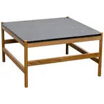 MID.YOU KONFERENČNÍ STOLEK, přírodní barvy, černá, dřevo, kámen, 80/45/80 cm