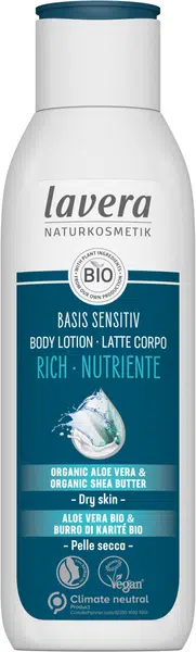 Lavera Extra vyživující tělové mléko Basis Sensitiv (Rich Body Lotion) 250 ml