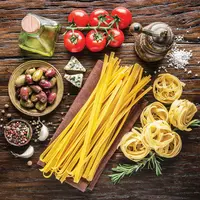 Euroart OBRAZ NA SKLE, jídlo a pití, 30/30/1,40 cm