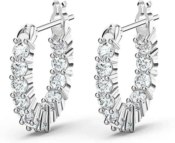 Swarovski Třpytivé náušnice kroužky Vittore 5562126