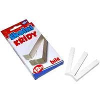 Křídy školní 12ks bílé