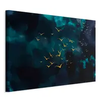 artgeist MALBA NA PLÁTNĚ, krajina a příroda, abstraktní, zvířata, 120/80/1,2 cm