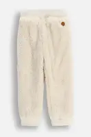 Dětské fleecové tepláky Coccodrillo béžová barva, FOREST FRIENDS BOY NEWBORN