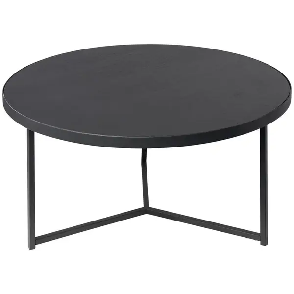 MID.YOU KONFERENČNÍ STOLEK, černá, dřevo, kov, kompozitní dřevo, 80/80/40 cm