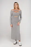 Grey pencil dress By o la la
