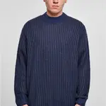 Oversized two-tone sweater navy navy
