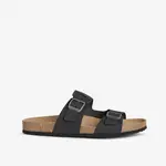 Black Men's Leather Slippers Geox Ghita - Men's