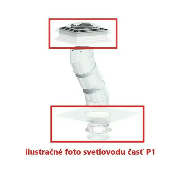 Svetlovod pre ploché strechy Velux TCR 0K14 0010P1