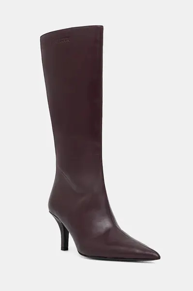 Kožené čižmy Patrizia Pepe