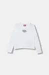Detská bavlnená košeľa s dlhým rukávom Diesel TIVALSYLS T-SHIRT