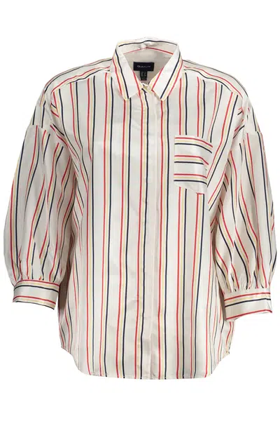GANT LONG SLEEVE SHIRT WOMEN WHITE