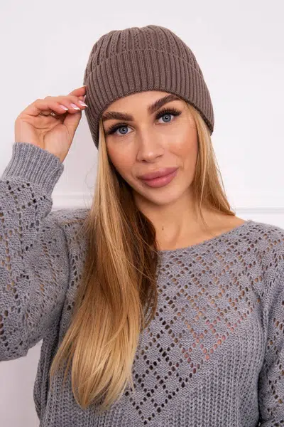 marka niezdefiniowana Čiapka tenká Weronika K249 cappuccino