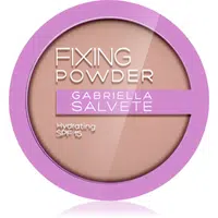 Gabriella Salvete Fixing Powder Hydrating jemný kompaktní pudr SPF 15 odstín 04 Nude Beige 8 g