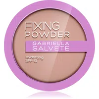 Gabriella Salvete Fixing Powder Hydrating jemný kompaktní pudr SPF 15 odstín 04 Nude Beige 8 g