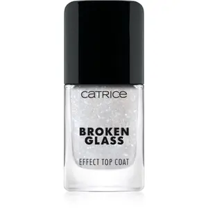 Catrice Broken Glass Effect Top Coat vrchní lak na nehty se třpytkami odstín 050 Sparkling Reflection 10.5 ml