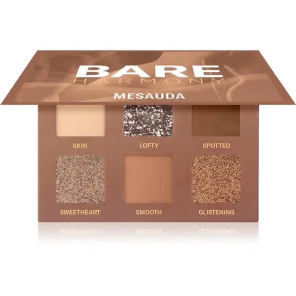 Mesauda Bare Harmony paleta očních stínů odstín 206 Timeless Nude 6x1 g