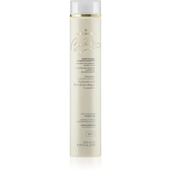Medavita Blondie Sunset Blonde Enhancing Shampoo šampon pro blond vlasy pro zvýraznění barvy vlasů 250 ml