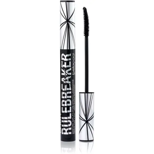 bellaoggi Rule Breaker Mascara voděodolná řasenka pro prodloužení, natočení a objem odstín Black 6 ml