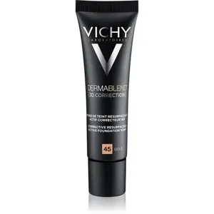 Vichy Dermablend 3D Correction korekční vyhlazující make-up SPF 25 odstín 45 Gold  30 ml
