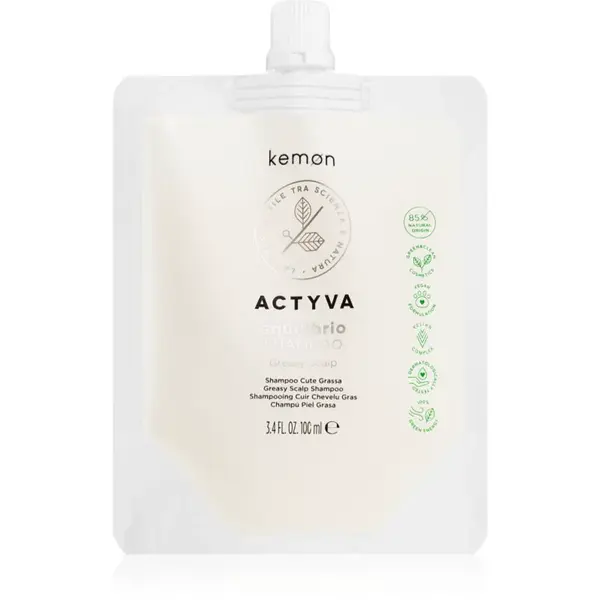 Kemon Actyva Equilibrio hloubkově čisticí šampon pro mastnou pokožku hlavy 100 ml
