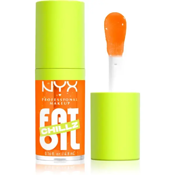 NYX Professional Makeup Fat Oil Chillz olej na rty s chladivým účinkem odstín 4.8 ml