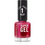 Rimmel Super Gel gelový lak na nehty bez užití UV/LED lampy odstín 014 Pink To The Berry 12 ml