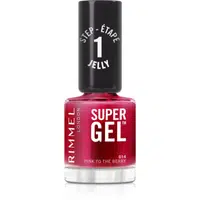 Rimmel Super Gel gelový lak na nehty bez užití UV/LED lampy odstín 014 Pink To The Berry 12 ml