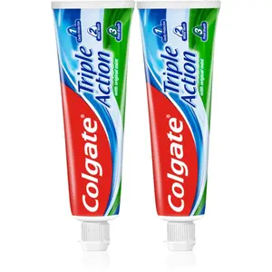 Colgate Triple Action Original Mint zubní pasta 2x75 ml
