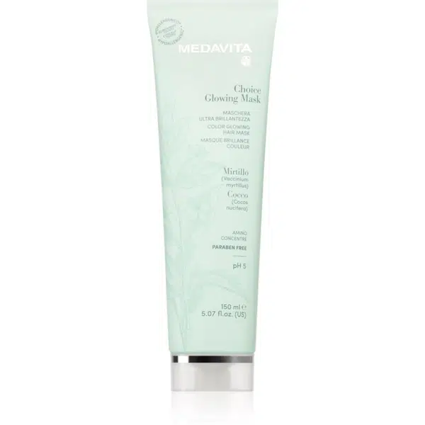 Medavita Choice Glowing Mask pečující maska pro lesk a hebkost vlasů 150 ml