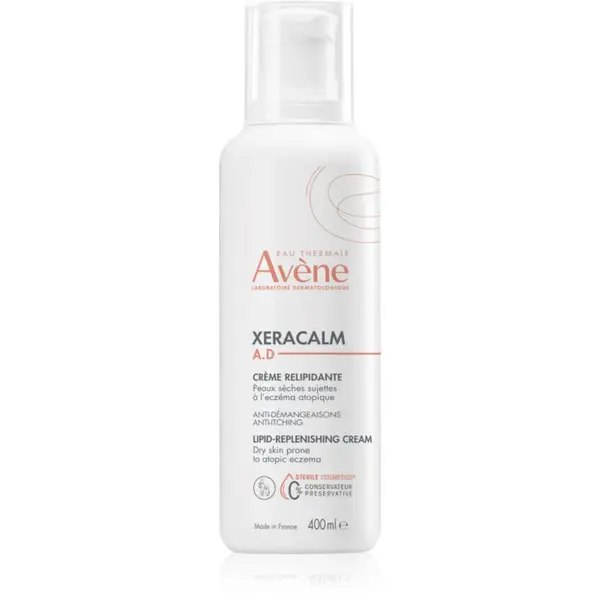 Avène XeraCalm A.D. Lipid-Replenishing Cream relipidační krém pro suchou až atopickou pokožku 400 ml