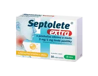 SEPTOLETE extra citrón a med 16 pastiliek