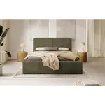 MID.YOU ČALOUNĚNÁ POSTEL, 140/200 cm, světle zelená