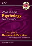 A-Level and AS Psychology: AQA Complete Revision & Practice with Online Edition (For exams in 2026) - CGP Books
