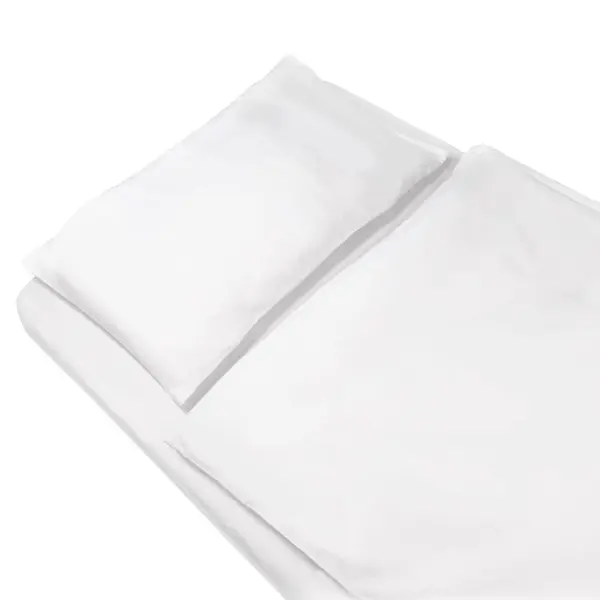 SkinPro Silver – dětské povlečení na přikrývku 100 × 135 cm bílá