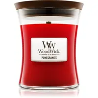 Woodwick Pomegranate vonná svíčka s dřevěným knotem 275 g