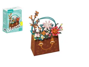 Stavebnice mini KOCO Květina v kabelce 267ks