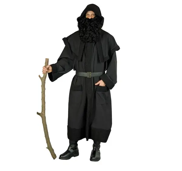 Plášť Knecht Ruprecht čierny