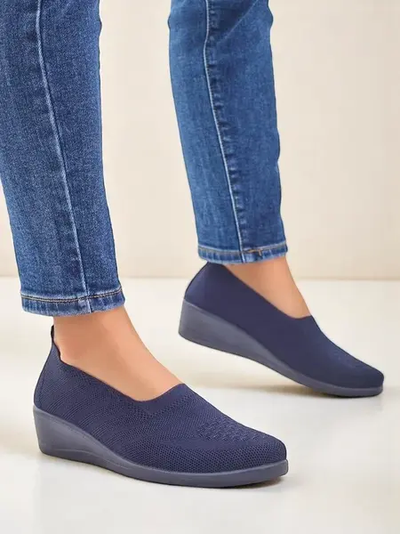 Resti Women's loafers on a low wedge Epoles