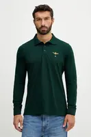 Bavlněné tričko s dlouhým rukávem Aeronautica Militare