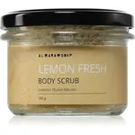 Almara Soap Body Scrub cukrový tělový peeling na celulitidu s vůní Lemon Fresh 180 g