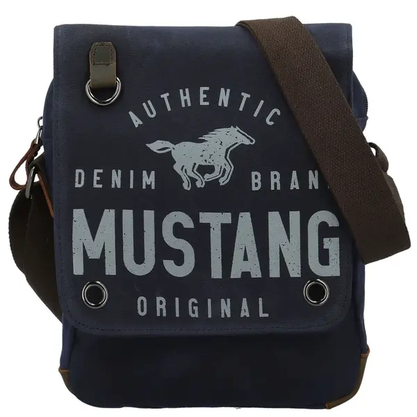 Pánská crossbody taška tmavě modrá - Mustang Roger