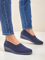 Resti Women's loafers on a low wedge Epoles