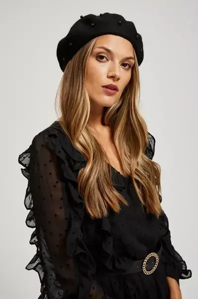 Marisse Beret With Beads