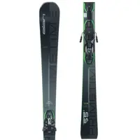 Elan PRIMETIME 55+ CS FX + EMX 12.0 GW Sjezdové lyže, černá, velikost
