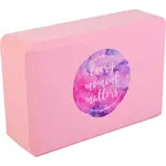 YOGGYS EVERY MOMENT MATTERS Cihlička na cvičení, růžová, velikost